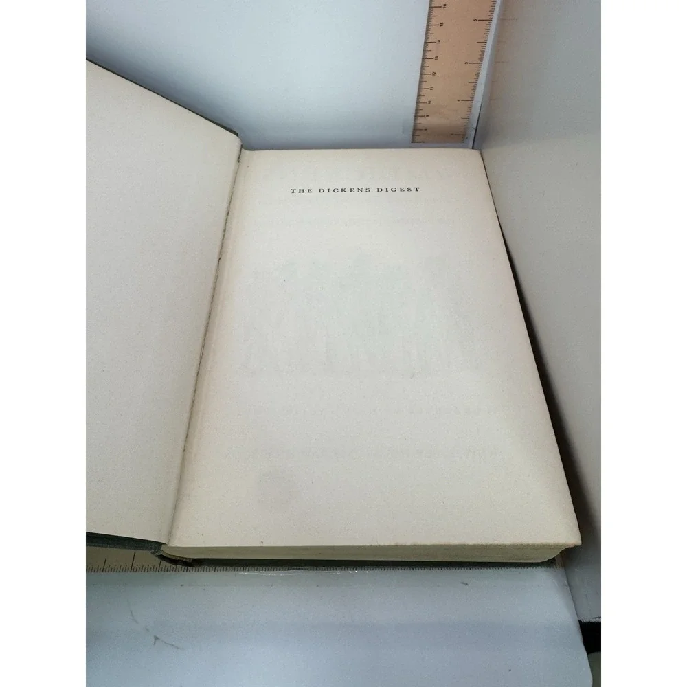 The Dickens Digest Hard Cover Book Vintage 1943, First Edition!